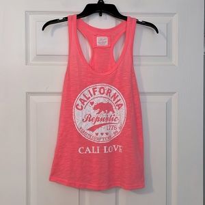 JUNIORS CALIFORNIA TANK : SIZE MEDIUM